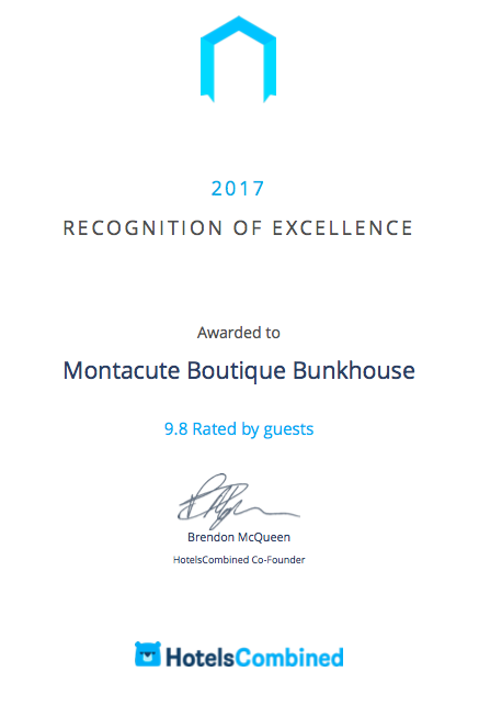 Recognition of Excellence from HotelsCombined